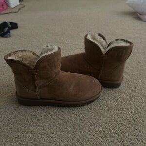 Cozy Brown Suede Ankle Boots